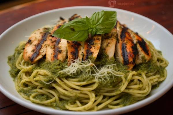 Tallarin Verde c/ Pollo  (Lunch Specials)