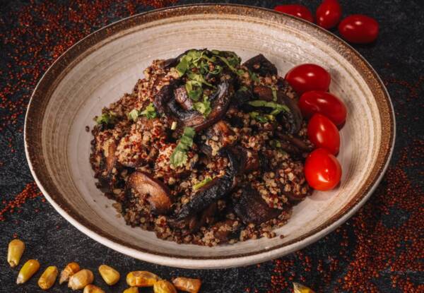 Risotto de Quinoa y Hongos
